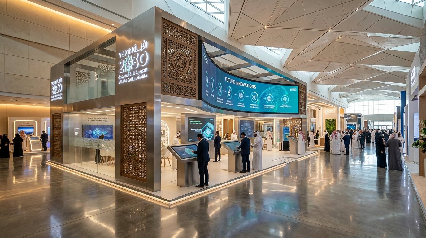 خطوات تنفيذ معرض احترافي في الرياض مع تراث كوم