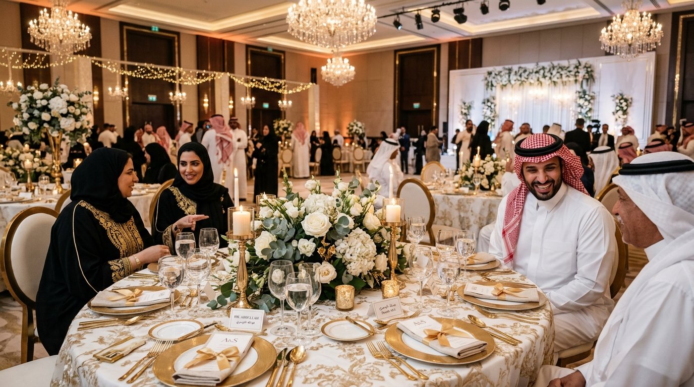مفارش حفلات الرياض: كيف تختار المفرش المناسب من تراث كوم ؟